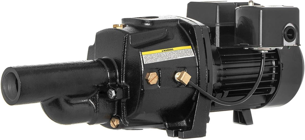 1 HP Cast Iron Convertible Jet Well Pump with Ejector Kit D4446