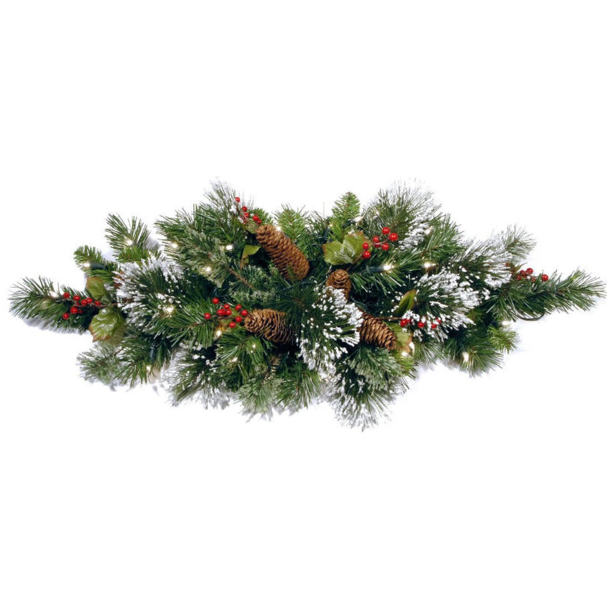 32x22 Pre-Lit Artificial Pine Christmas Tabletop Decoration T600746