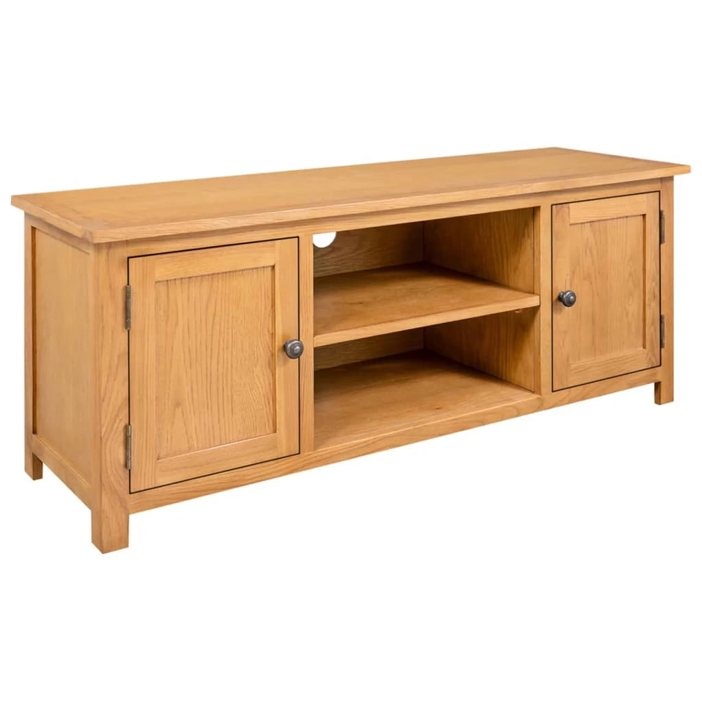 Solid Oak Wood TV Cabinet V417885