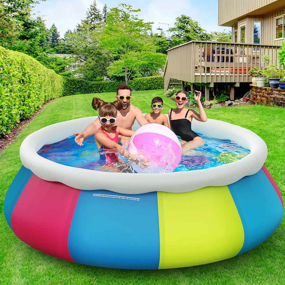 10ft x 30in Inflatable Swimming Pool V527