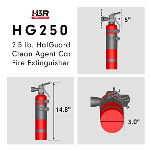 2.5 lb Black Car Fire Extinguisher Y51649