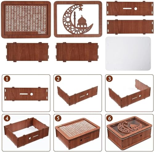 Wooden Money Box Piggy Bank O9955