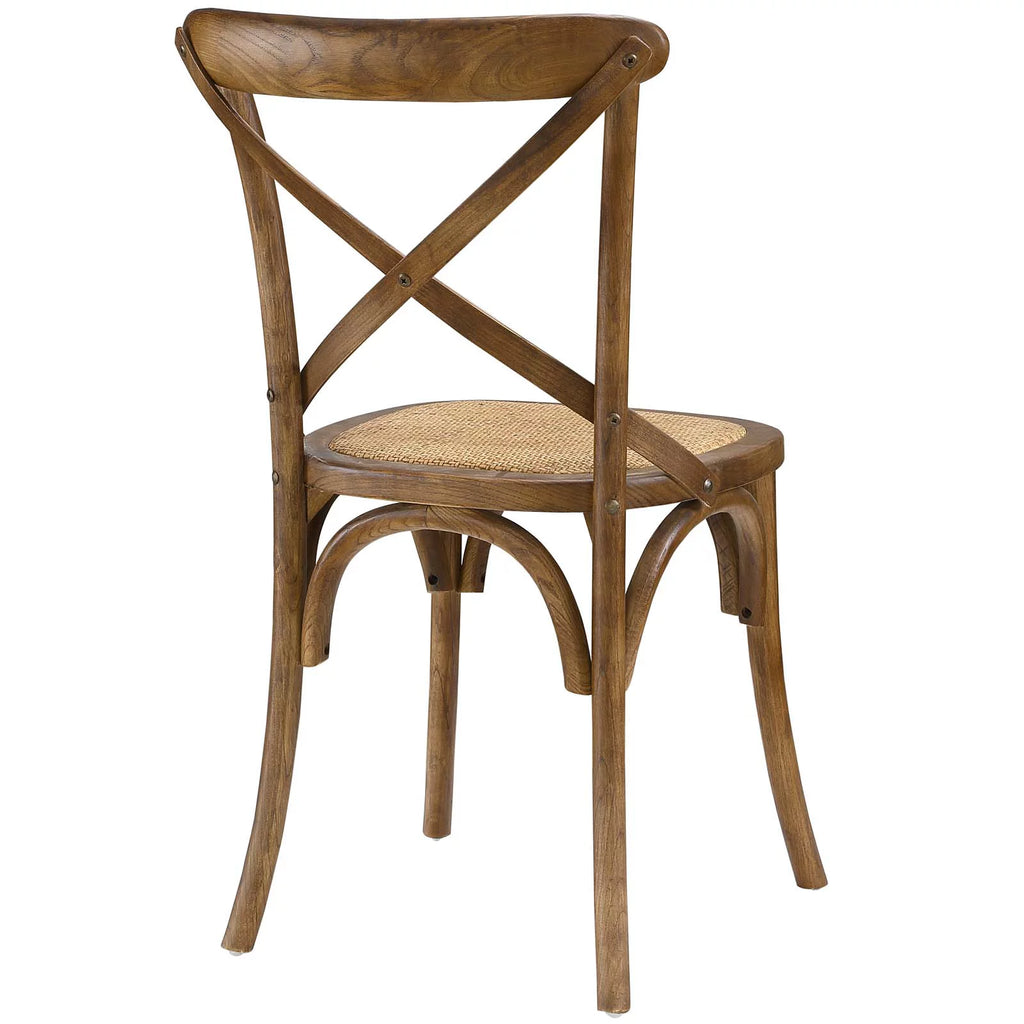 Walnut Dining Side Chair Set of 2 M16272