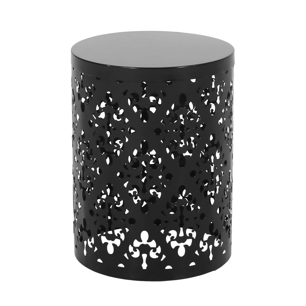 Black Outdoor Metal Side Table G6965
