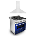30 in. Dual Fuel Range and Range Hood Appliance Package J135027