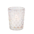 6 Pieces Iridescent Diamond Texture Candle Holder X741141