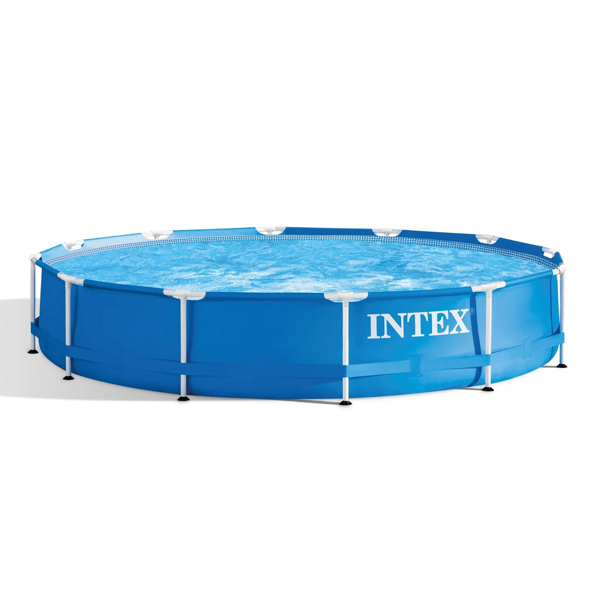 12' x 30'' Metal Frame Above Ground Swimming Pool with Filter Pump R4175