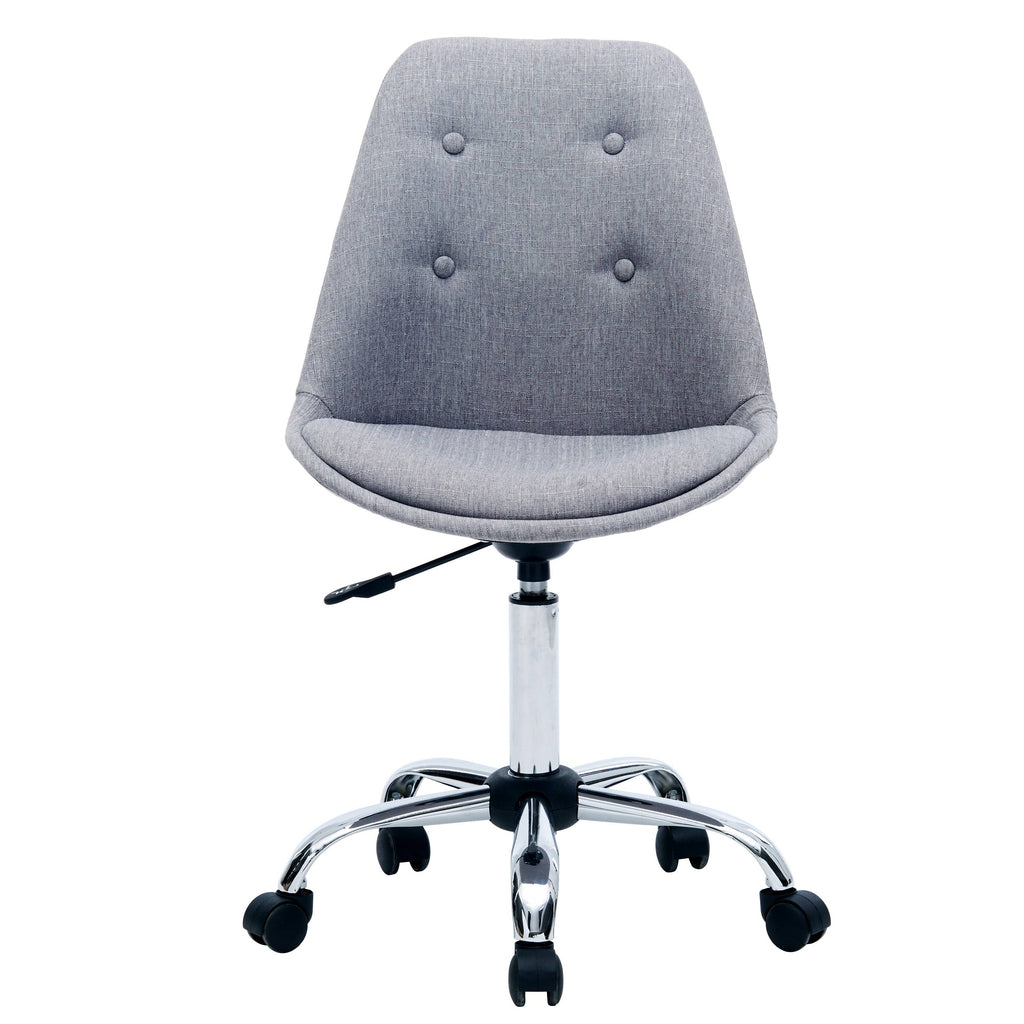 Blu Caster Wheels Height Adjustable Chrome Metal Base Chair G663
