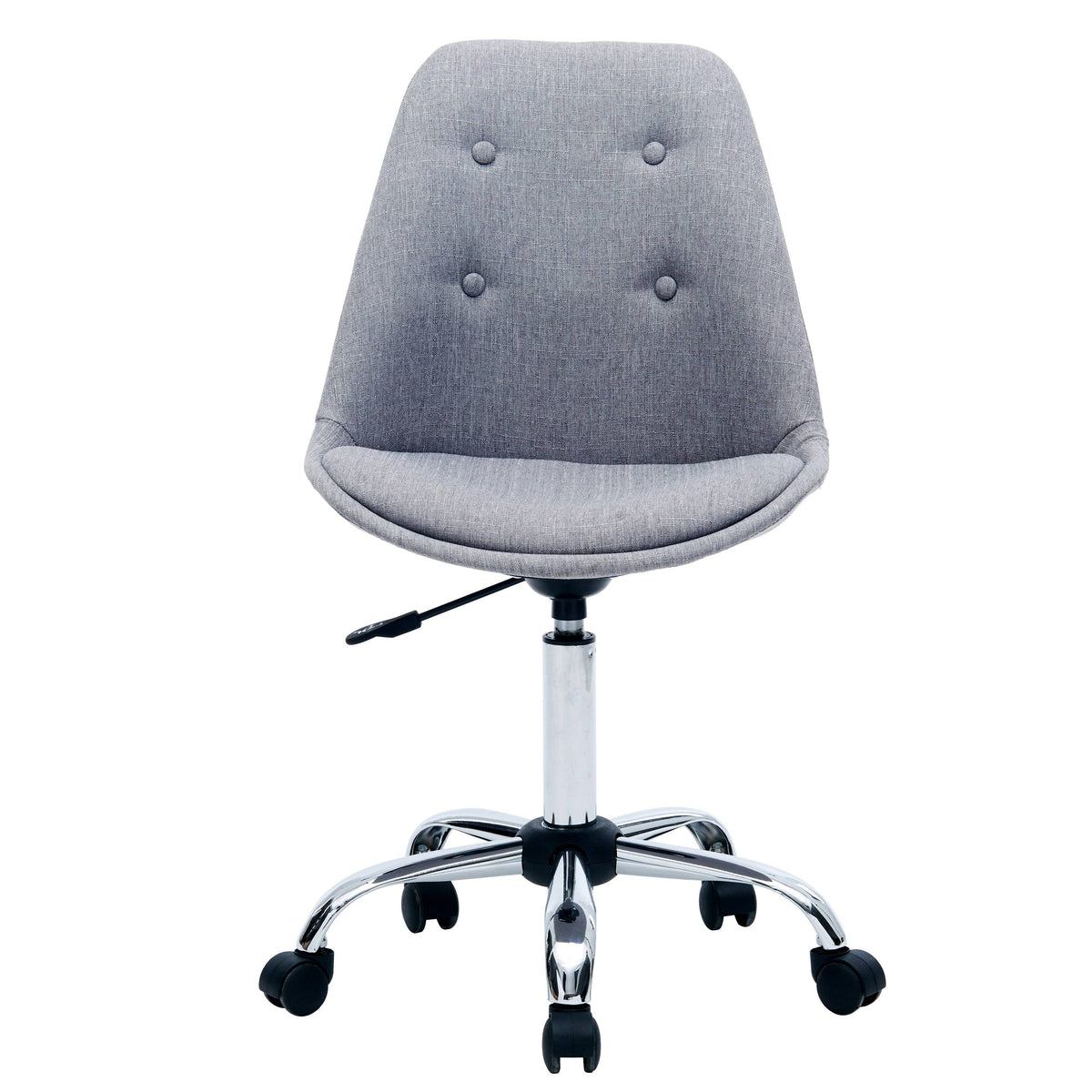 Blu Caster Wheels Height Adjustable Chrome Metal Base Chair G663