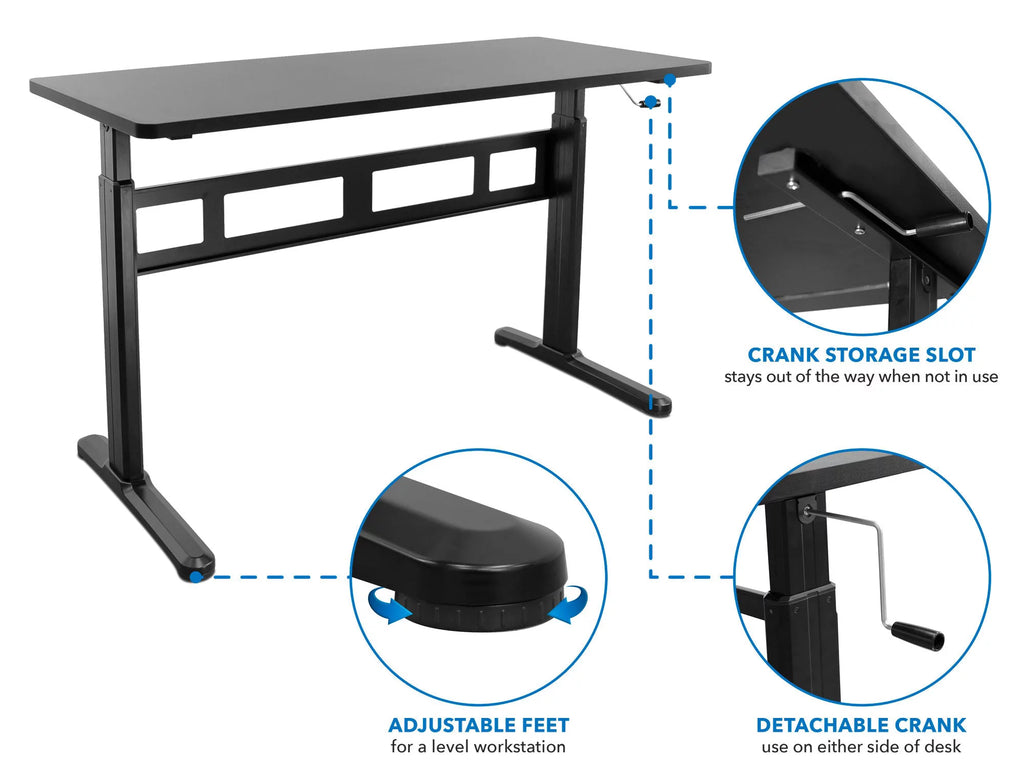 Hand Crank Sit-Stand Desk G25720