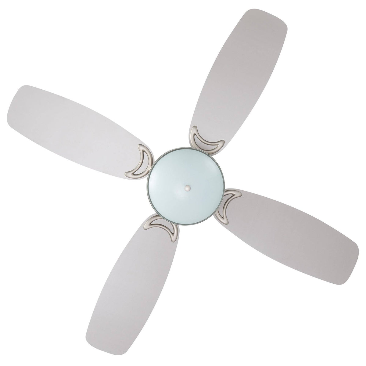 Brushed Nickel Ceiling Fan with Light and Remote Control M25911