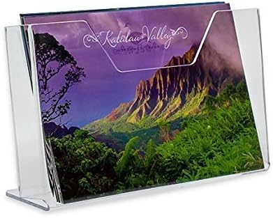 Postcard Holder Stand Rack Display Horizontal 6 Pack T6244