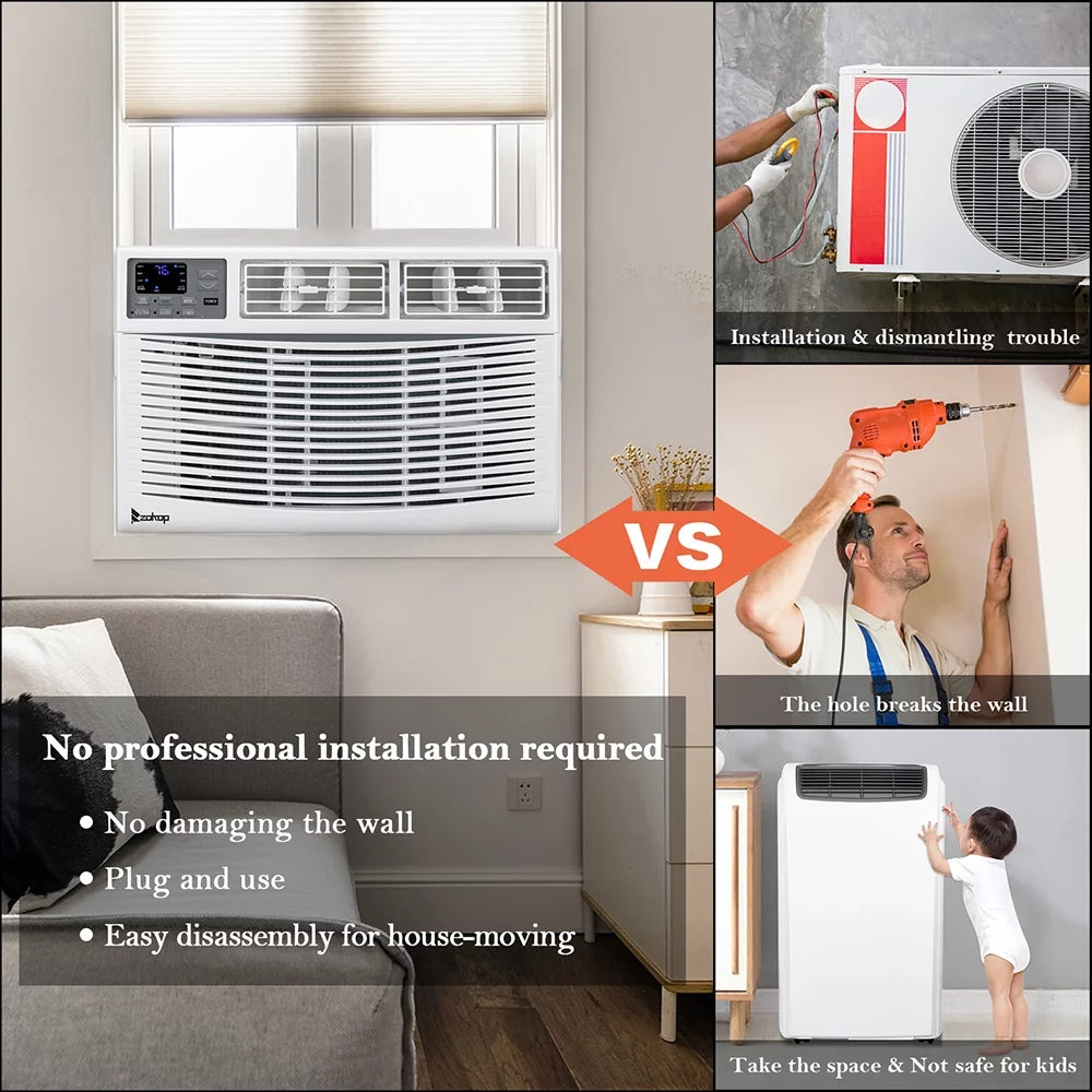 Window Mounted Air Conditioner 10000 BTU White G146