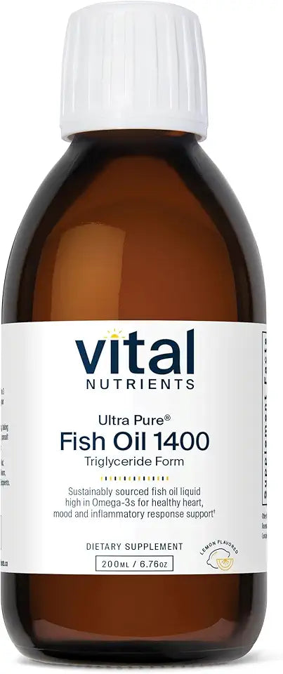 Ultra Pure Fish Oil 1400 Liquid Fish Oil 200 ml K5106