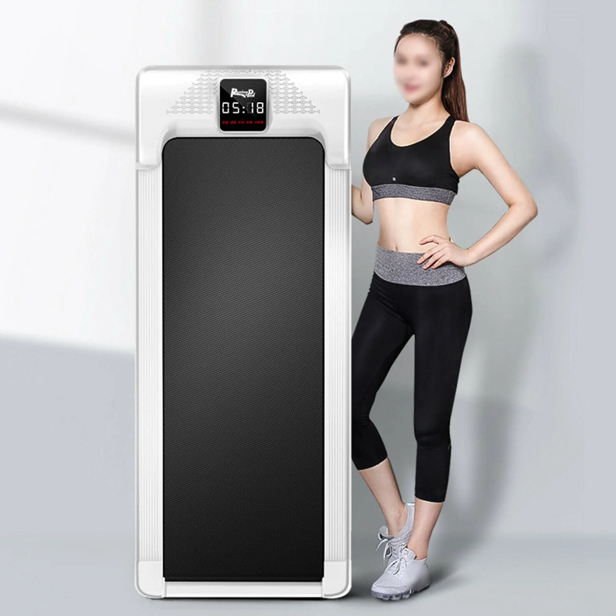 0.5 HP Folding Electric Treadmill with LCD Display U623308
