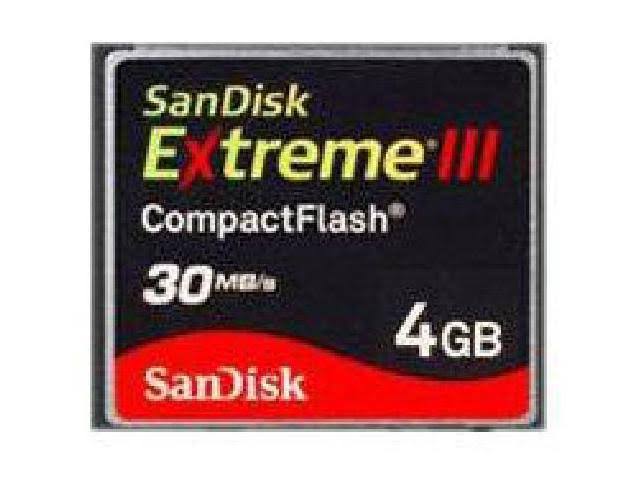 CompactFlash Flash Memory Card 4 GB I87282