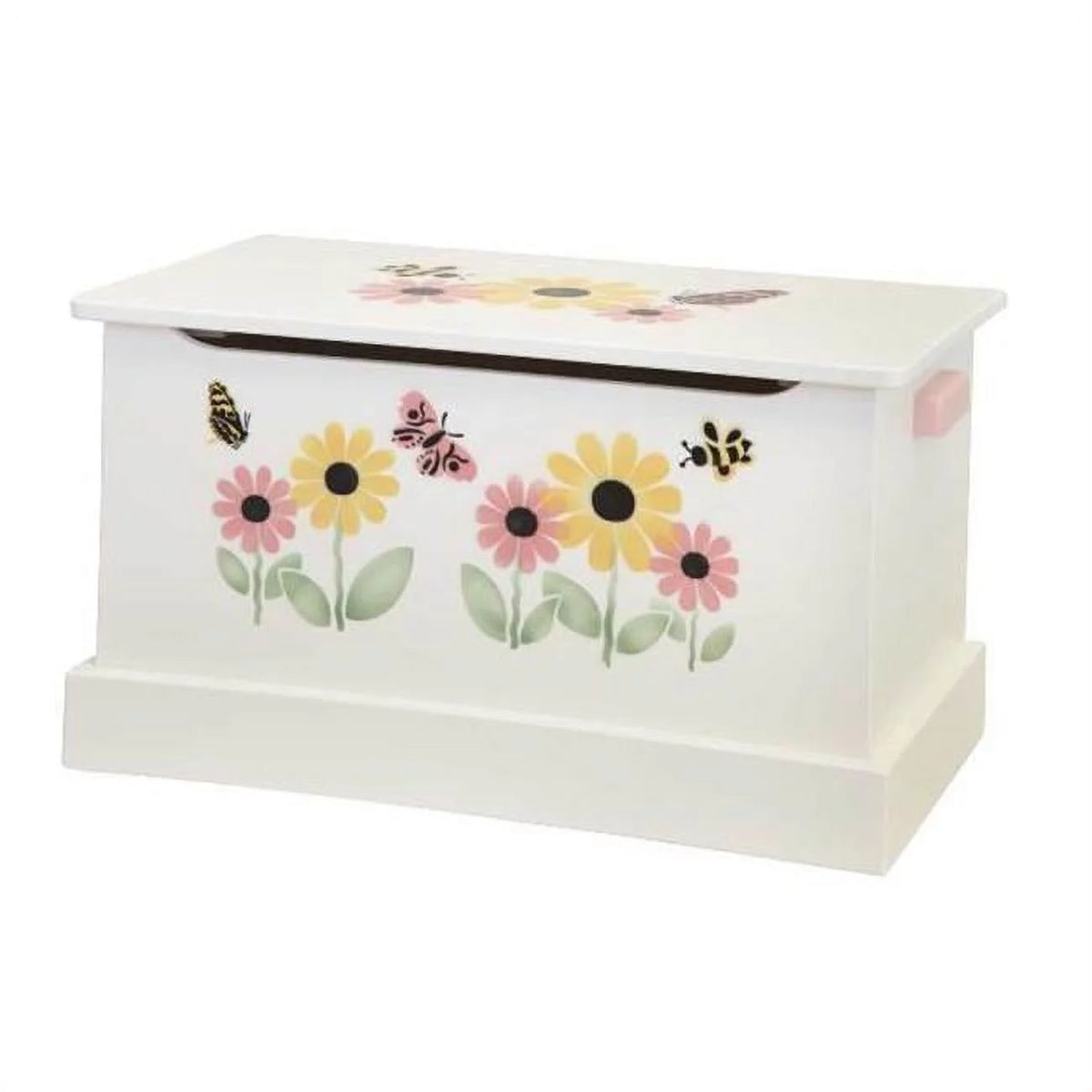Wooden Toy Box with Stencil C8203