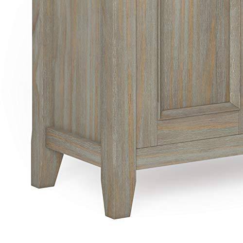 Solid Wood 32 in. Wide Low Storage Cabinet W5250