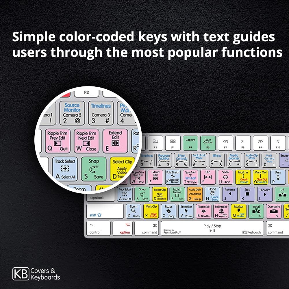 Adobe Premiere Pro CC Backlit Mechanical Keyboard G477457