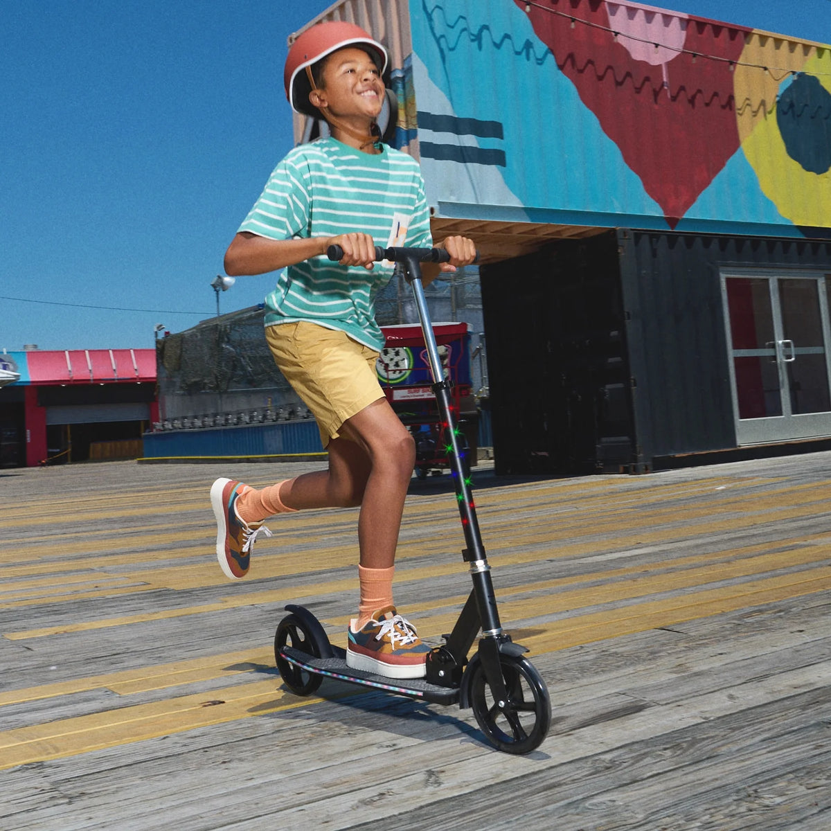 Black 2-Wheel Kick Scooter W959