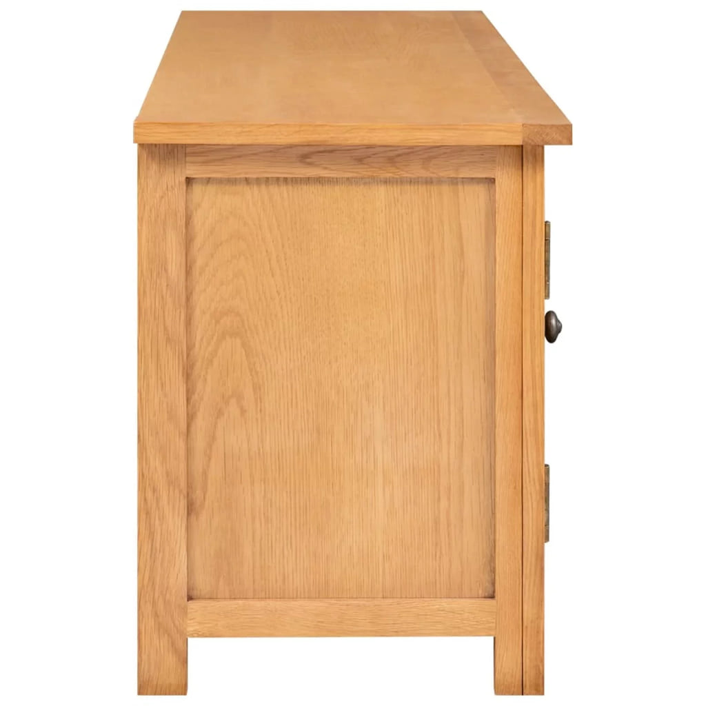 Solid Oak Wood TV Cabinet V417885