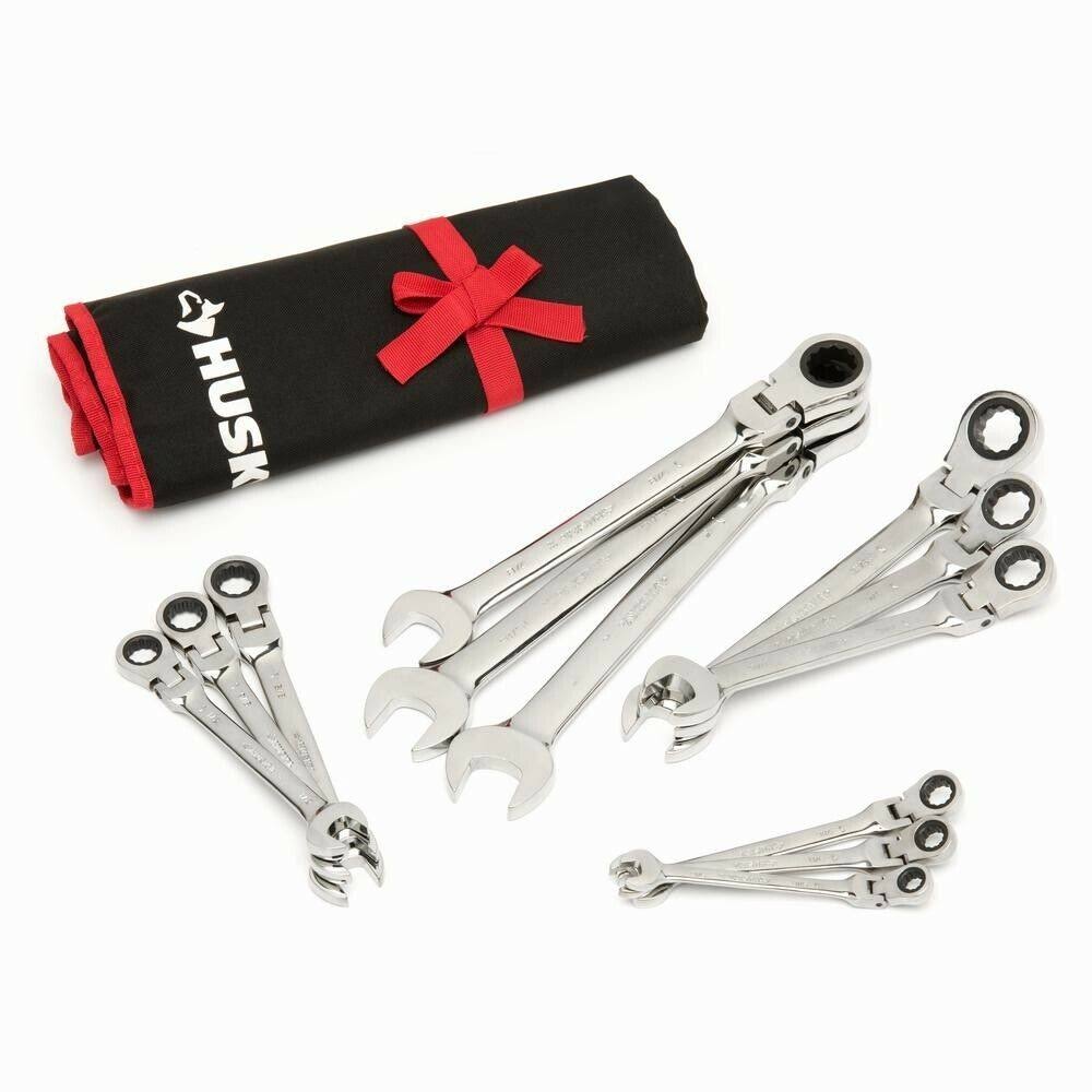 SAE Flex Head Ratcheting Wrench Set 12-Piece Z920