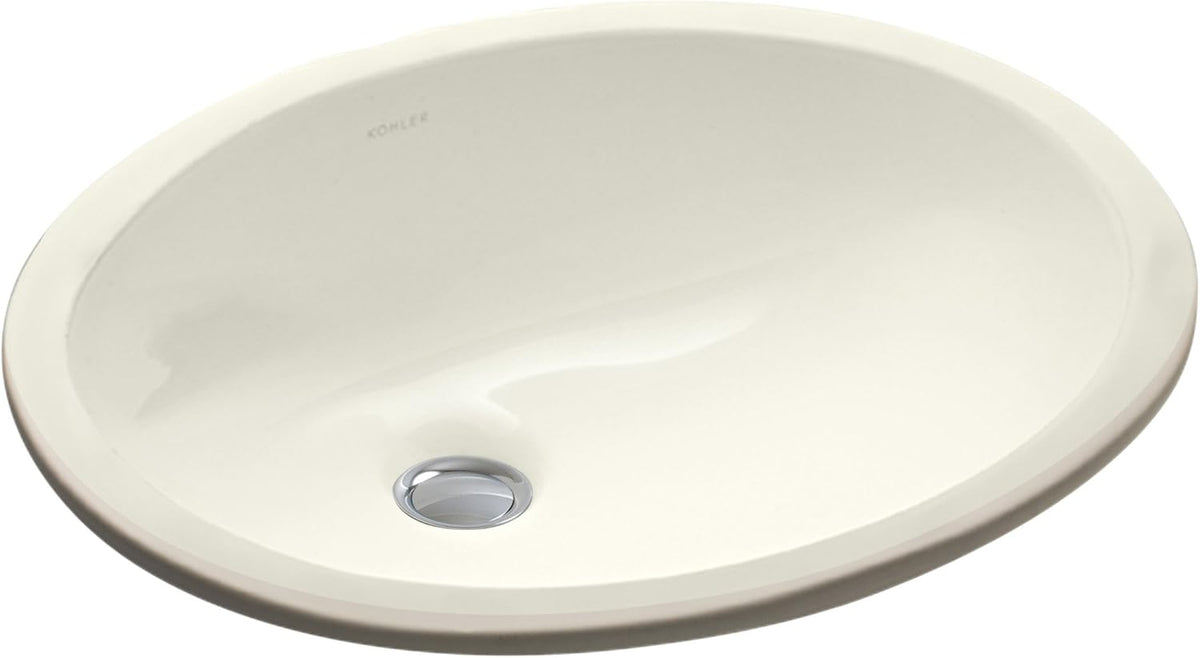 White Under-Mount Bathroom Sink V4092