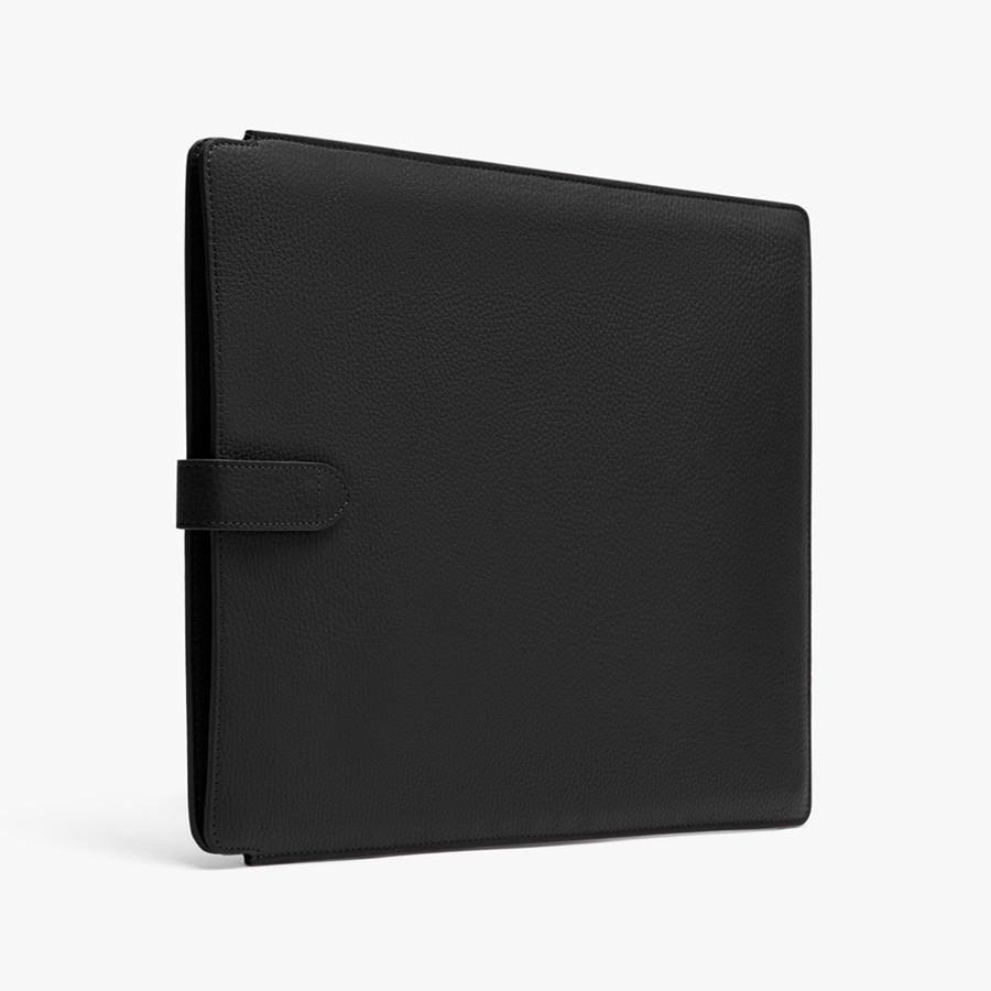 Black Pebbled Leather Inch G79994