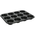 12 Cup Non Stick Carbon Steel Muffin Pan, 2 Packs J34095
