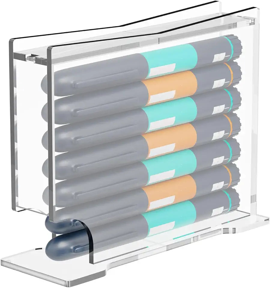 Insulin Pen Storage Box Organizer Case Acrylic 1pc S8274
