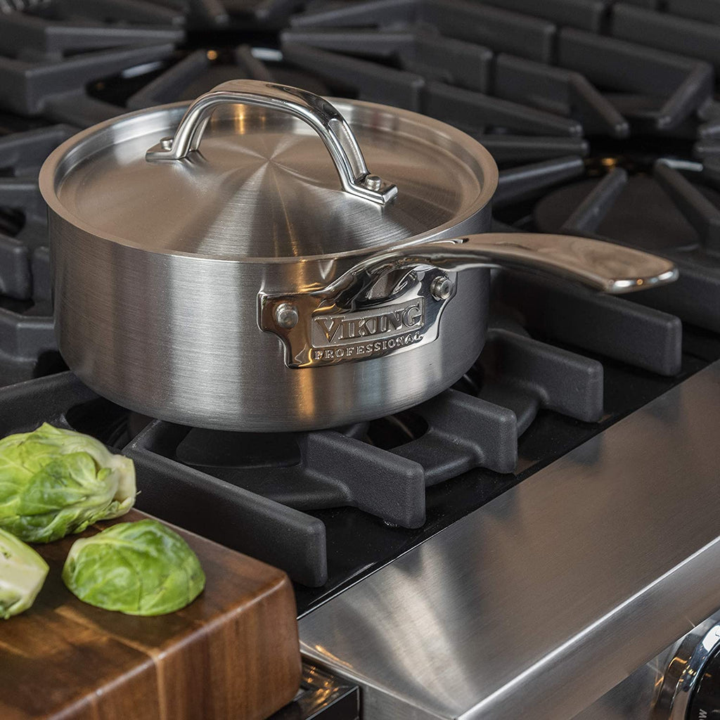 10 Piece 5-Ply Stainless Steel Cookware Set H603291