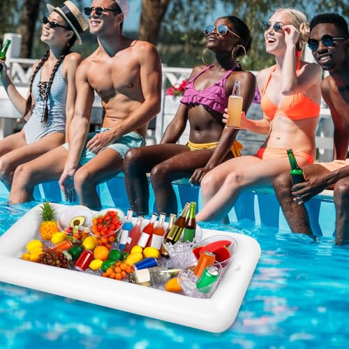10 Pcs Inflatable Serving Tray and Salad Bowls E483358
