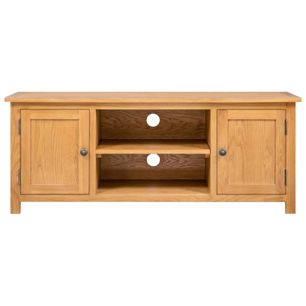 Solid Oak Wood TV Cabinet V417885