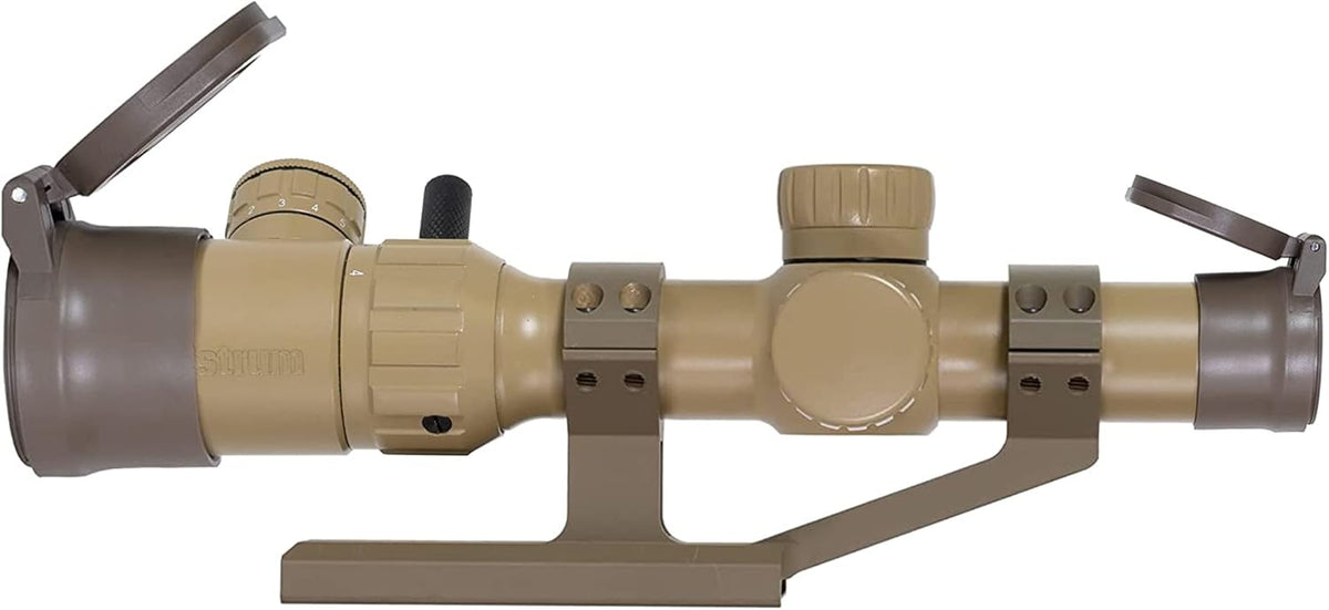 1-4x20 LPVO Scope with Offset Scope Mount and Flip Up Lens Covers I608004