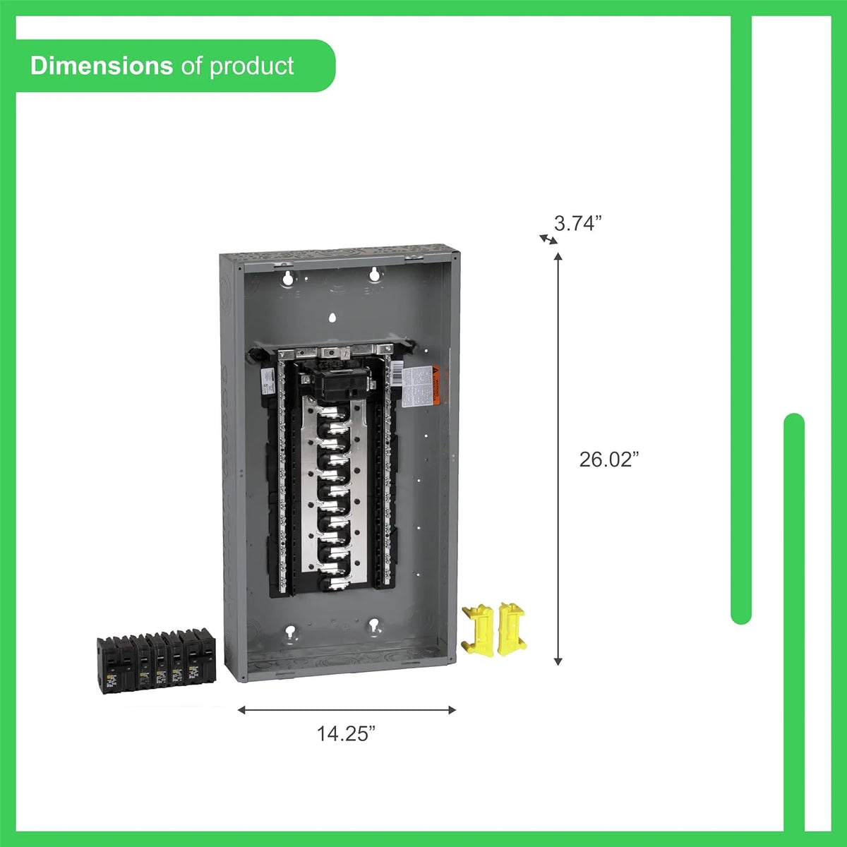 100-Amp 24-Space 48-Circuit Indoor Load Center V13381