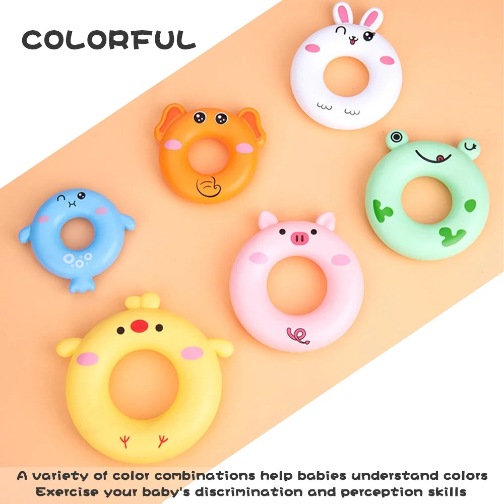 7 Pcs Soft Stacking Rings Toy C503700