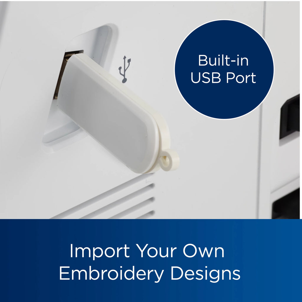 Computerized Sewing & Embroidery Machine with Built-in Designs & Wireless Connectivity Z69274