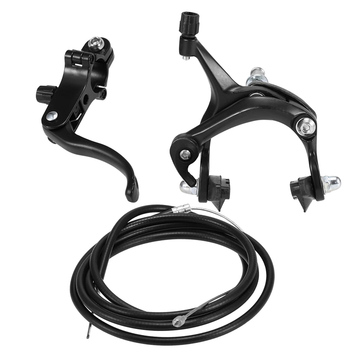 Front Rear Fixie Bike Brake Kit Road Bike Cruiser Brake Set Caliper Side Pull Brake Set S77623