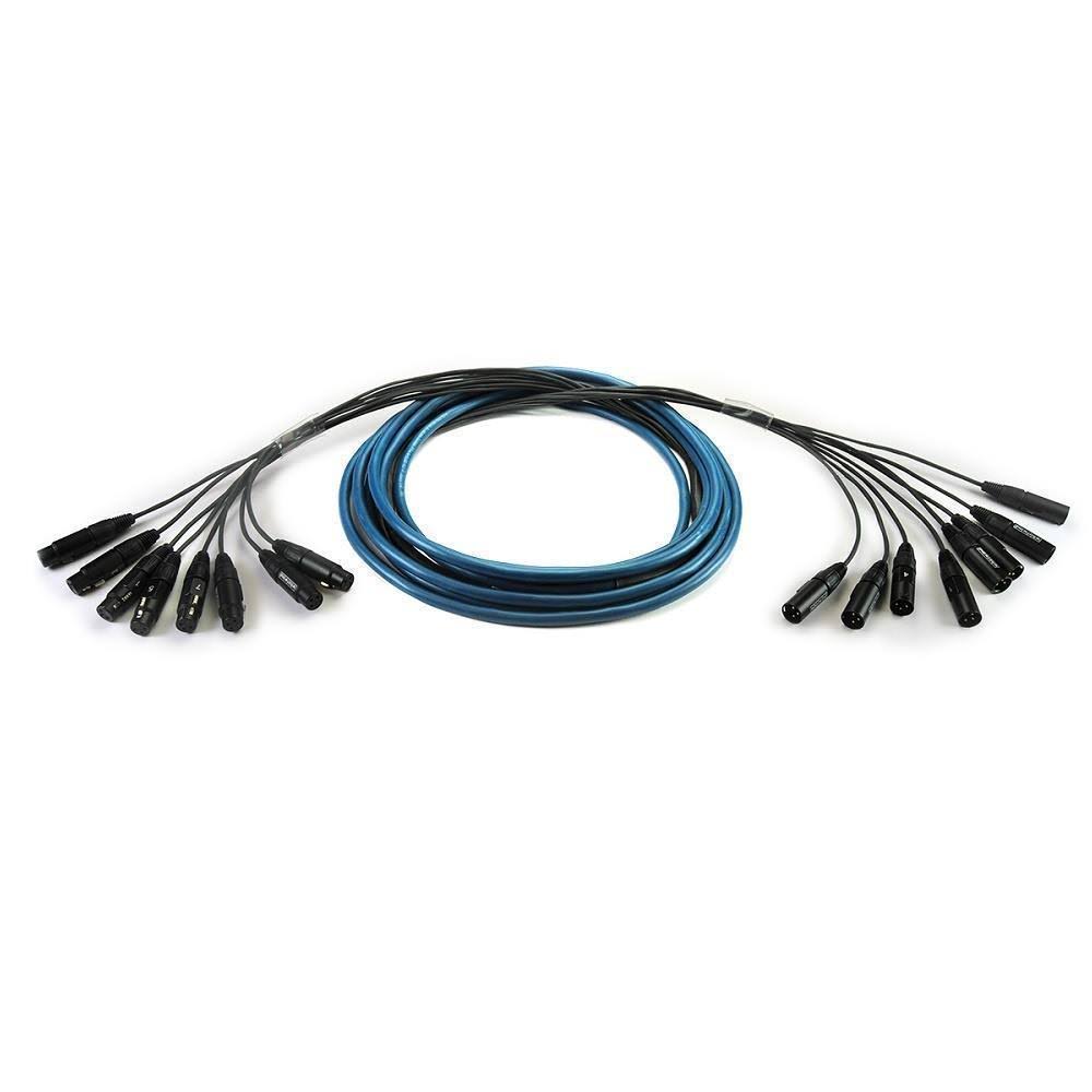 10& 8 CH 3-Pin XLR Male to Female Fanout Snake Cable E62116