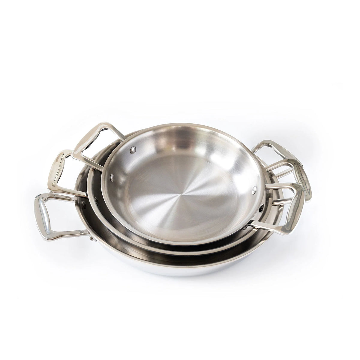 3-Piece Fry Pan Set with Short Handles I186