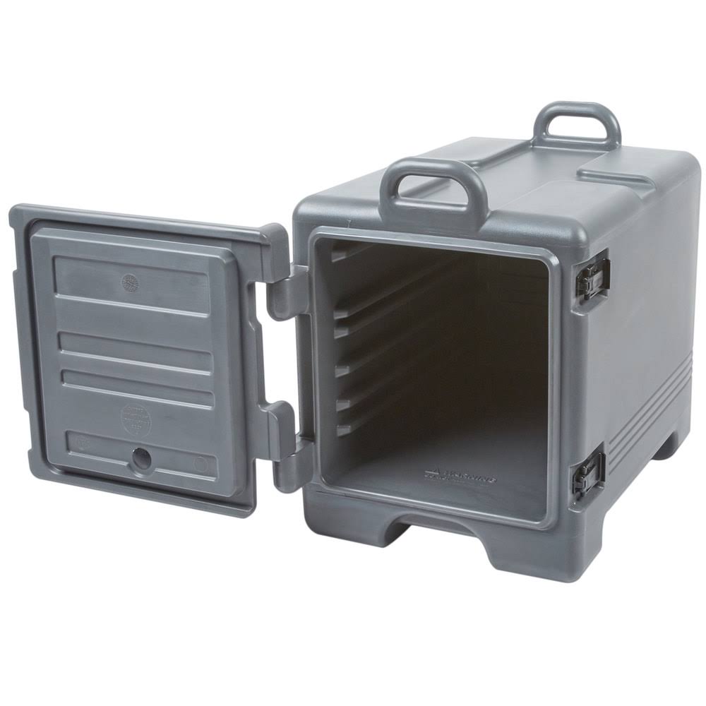Charcoal Gray Front Loading Insulated Food Pan Carrier Z952