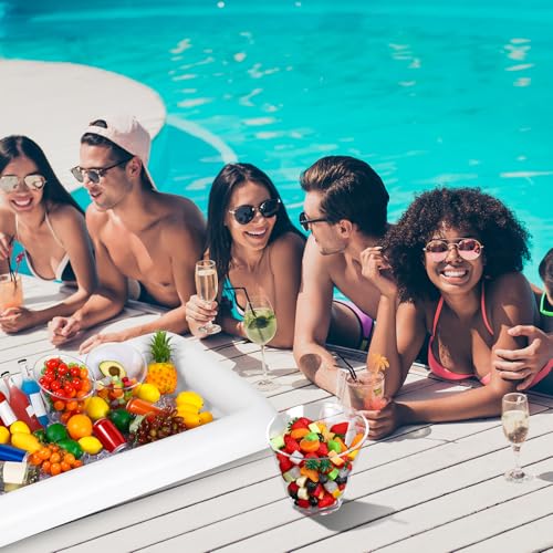10 Pcs Inflatable Serving Tray and Salad Bowls E483358