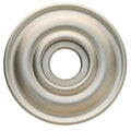 Pair of Estate Rosettes for Privacy Functions - Lifetime Satin Nickel F171546