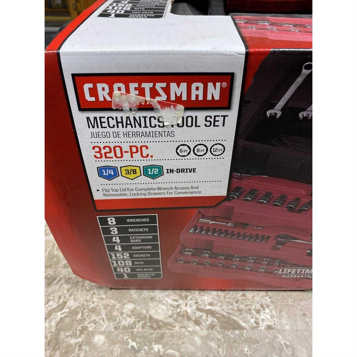 320-Piece Mechanics Tool Set T580798
