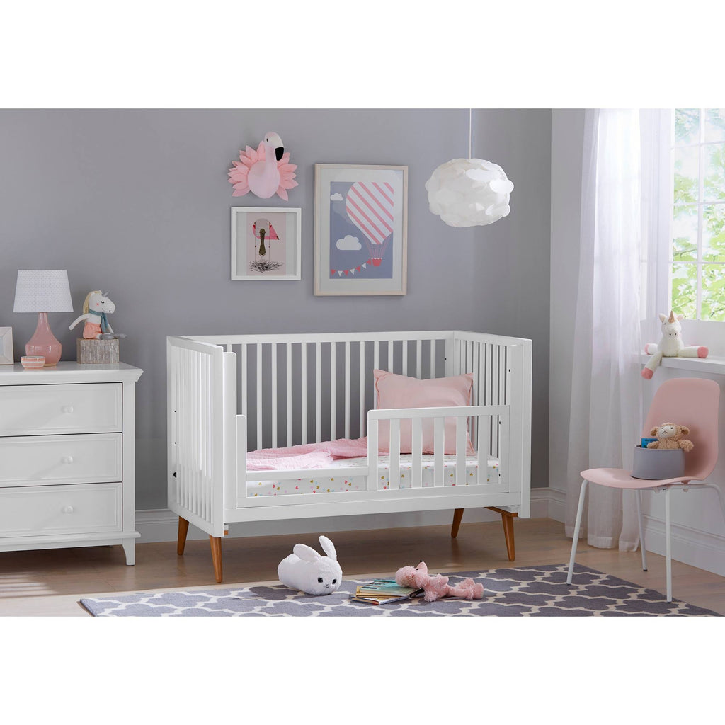 3-in-1 Convertible Crib - White C45009