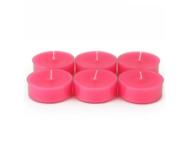 144Pcs Hot Pink Tealights S994018