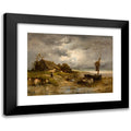 Black Framed Art Print Y109