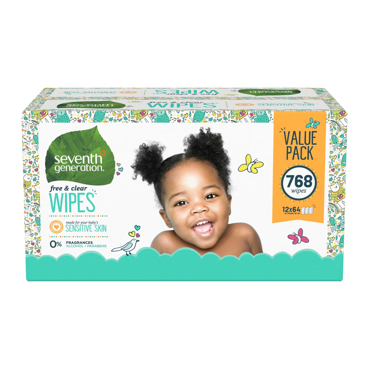 Baby Wipes Sensitive Protection 768 Count P4673