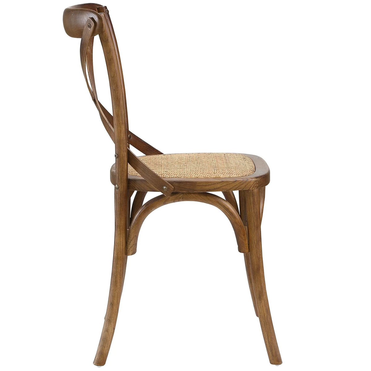 Walnut Dining Side Chair Set of 2 M16272