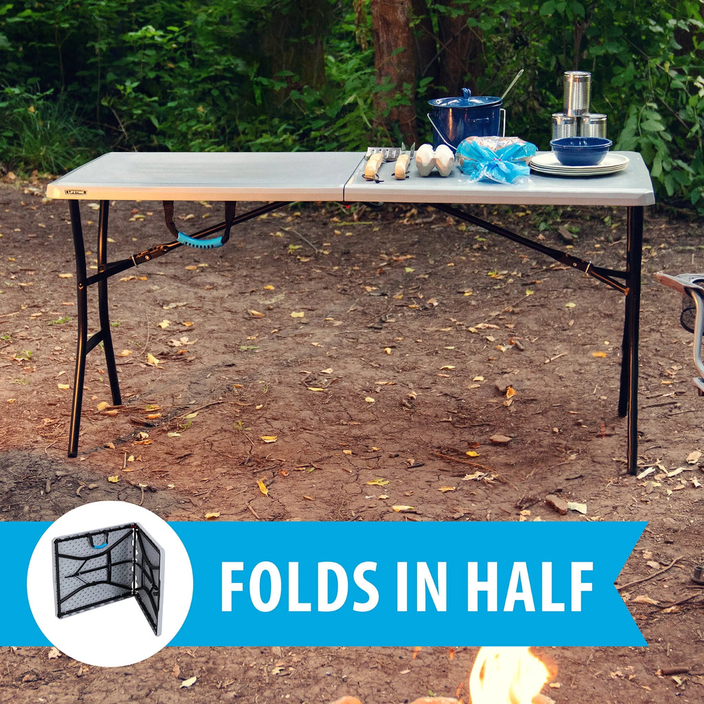 5 Foot Rectangle Fold-in-Half Table W3248